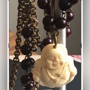 Buddha necklace unique handmade